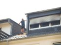 Mark Medlock s Dachwohnung ausgebrannt Koeln Porz Wahn Rolandstr P80
